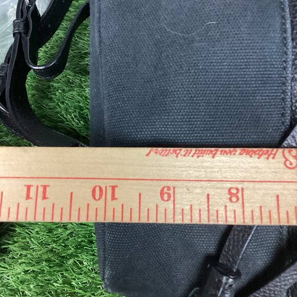 Rebecca Minkoff Mansfield Convertible Backpack Black Leather & Canvas - Picture 13 of 16